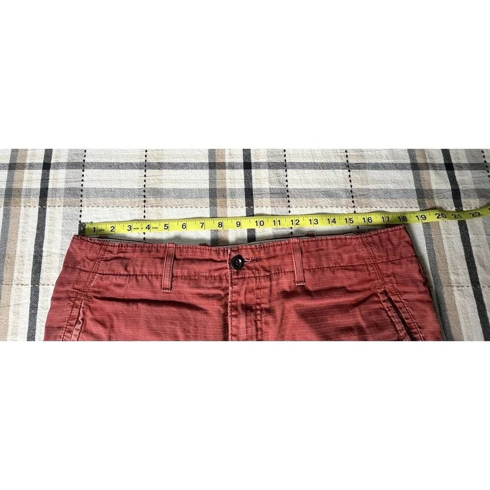 Levi’s Men’s Cargo Shorts Size 34 Rust/Red 100% Cotton Workwear Pockets